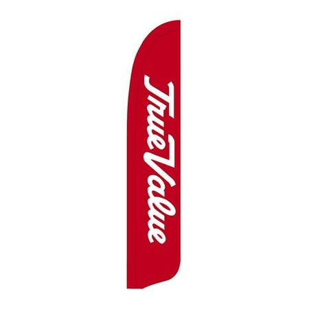 FLAGMAKERS Breeze Blade Banner, 11 Ft L, True Value, Nylon